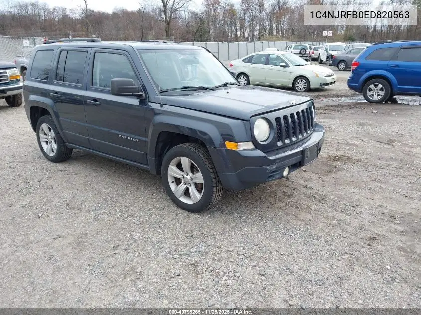 1C4NJRFB0ED820563 2014 Jeep Patriot Latitude
