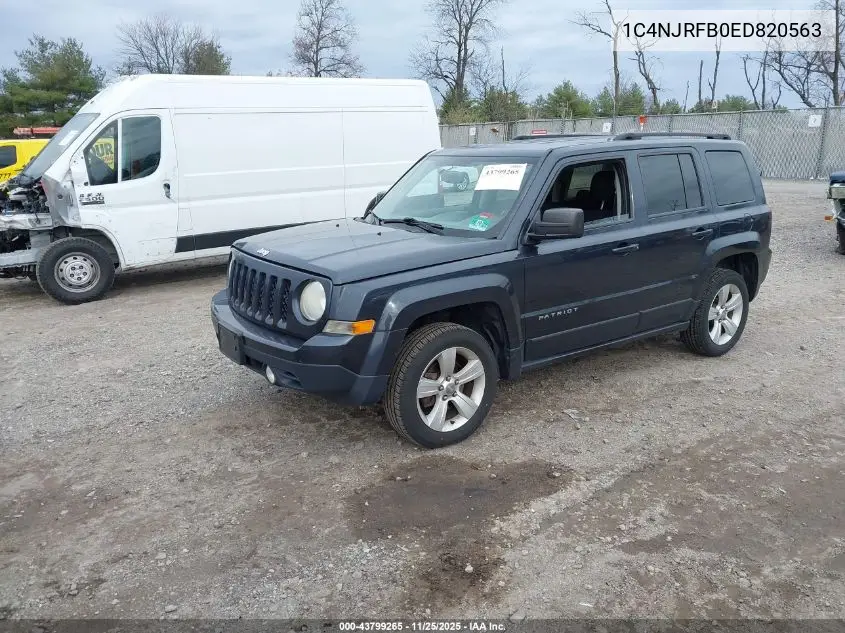 1C4NJRFB0ED820563 2014 Jeep Patriot Latitude