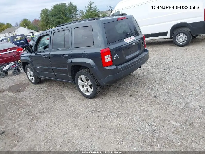 1C4NJRFB0ED820563 2014 Jeep Patriot Latitude
