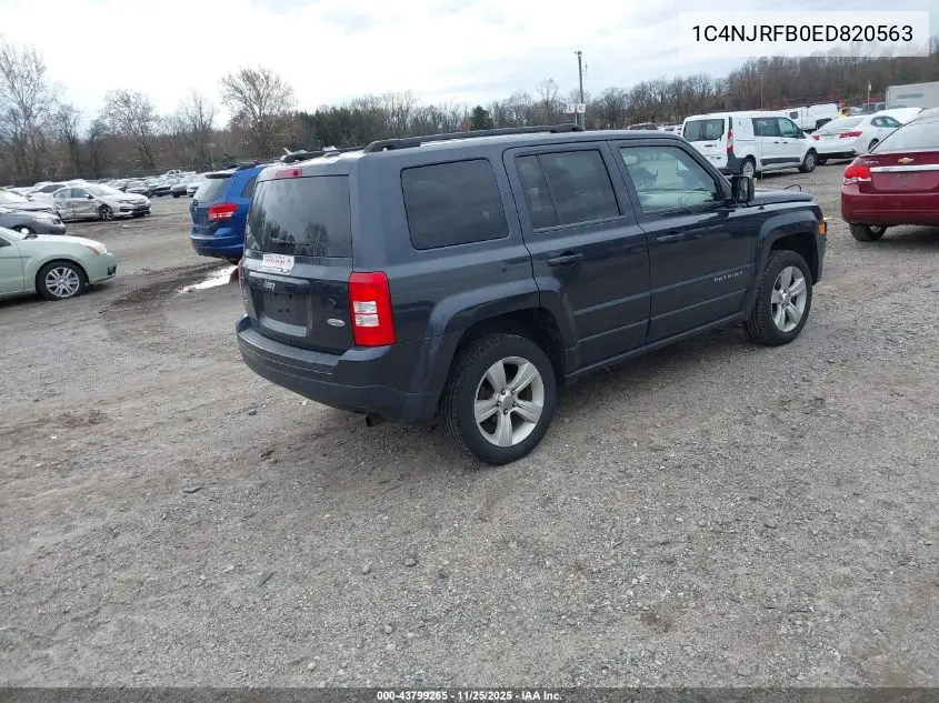 1C4NJRFB0ED820563 2014 Jeep Patriot Latitude