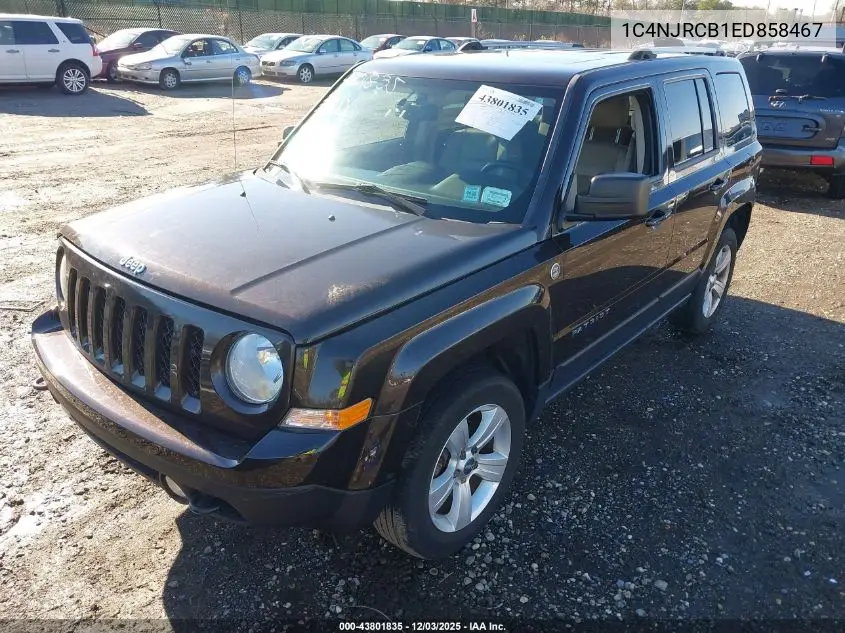 1C4NJRCB1ED858467 2014 Jeep Patriot Limited