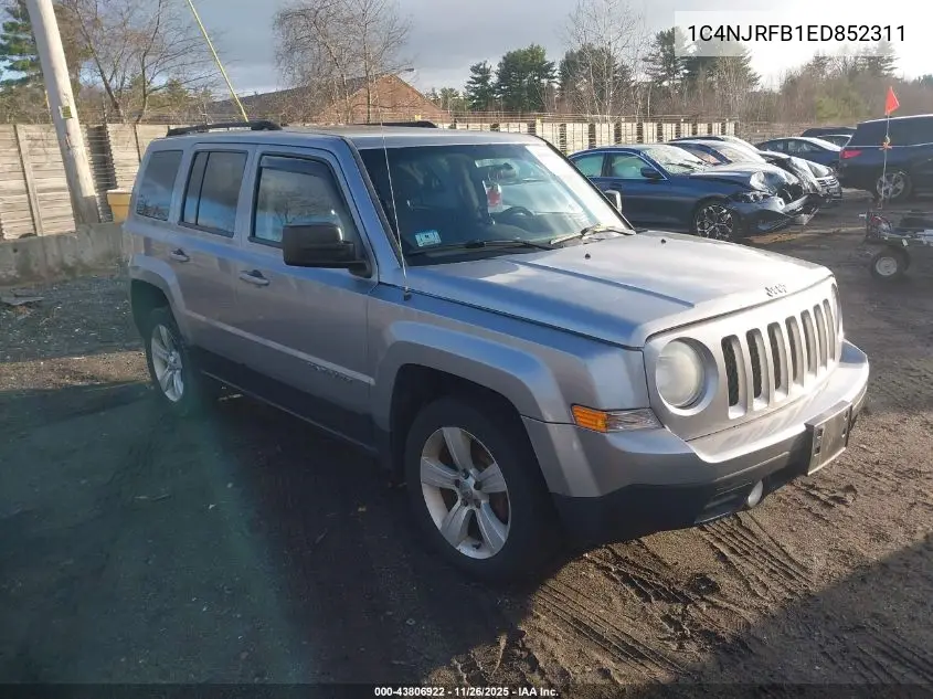 1C4NJRFB1ED852311 2014 Jeep Patriot Latitude