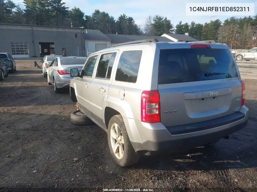 1C4NJRFB1ED852311 2014 Jeep Patriot Latitude