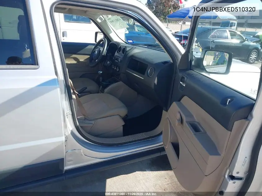 1C4NJPBBXED510320 2014 Jeep Patriot Sport
