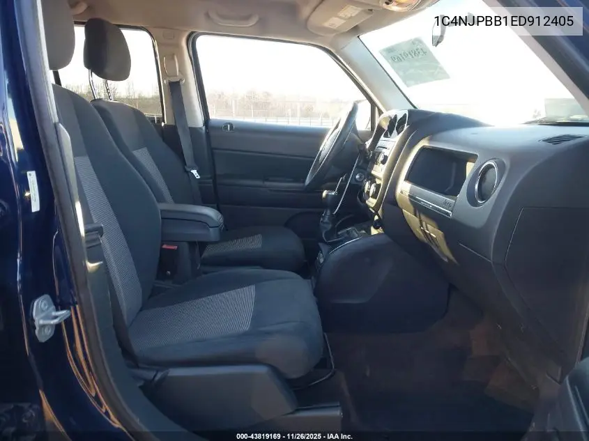 1C4NJPBB1ED912405 2014 Jeep Patriot Sport