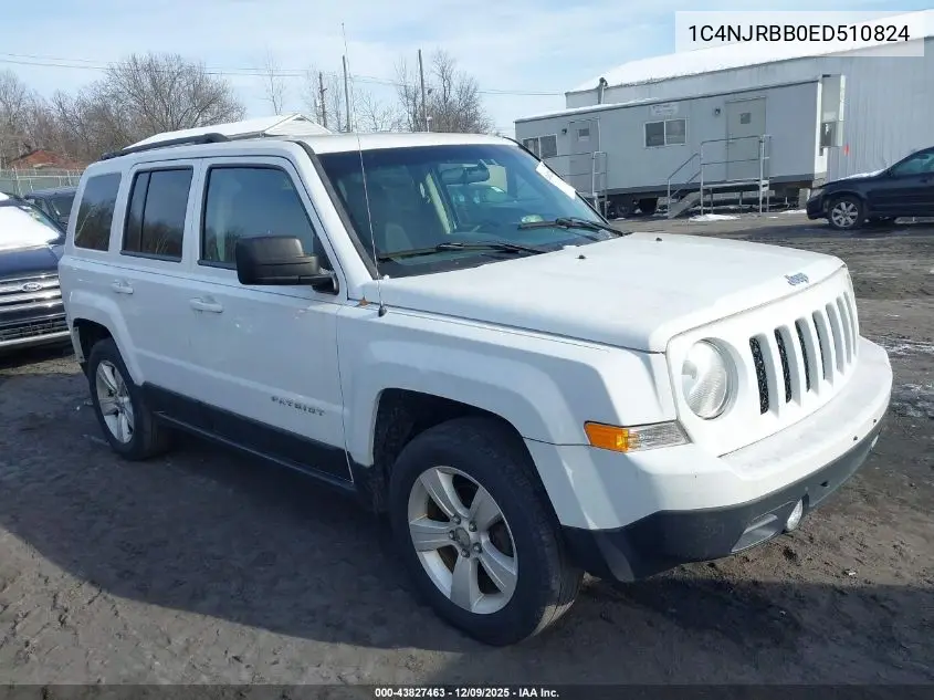 1C4NJRBB0ED510824 2014 Jeep Patriot Sport