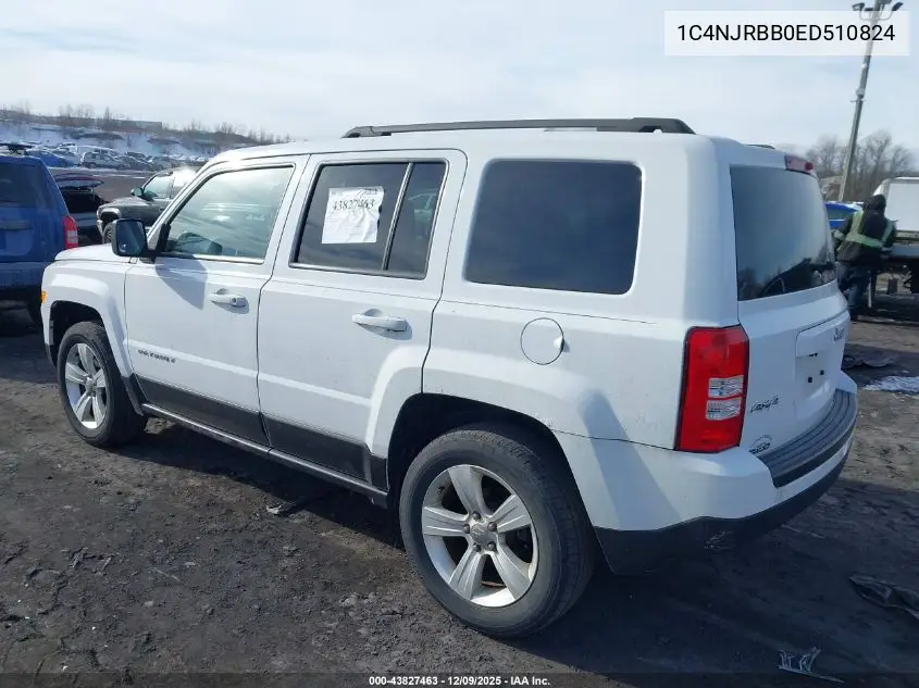 1C4NJRBB0ED510824 2014 Jeep Patriot Sport