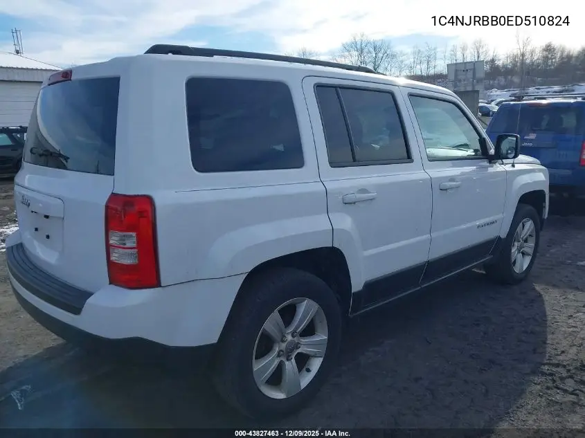 1C4NJRBB0ED510824 2014 Jeep Patriot Sport