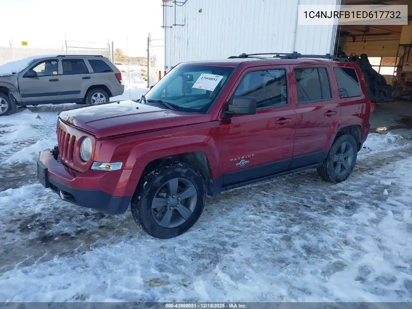 1C4NJRFB1ED617732 2014 Jeep Patriot Latitude