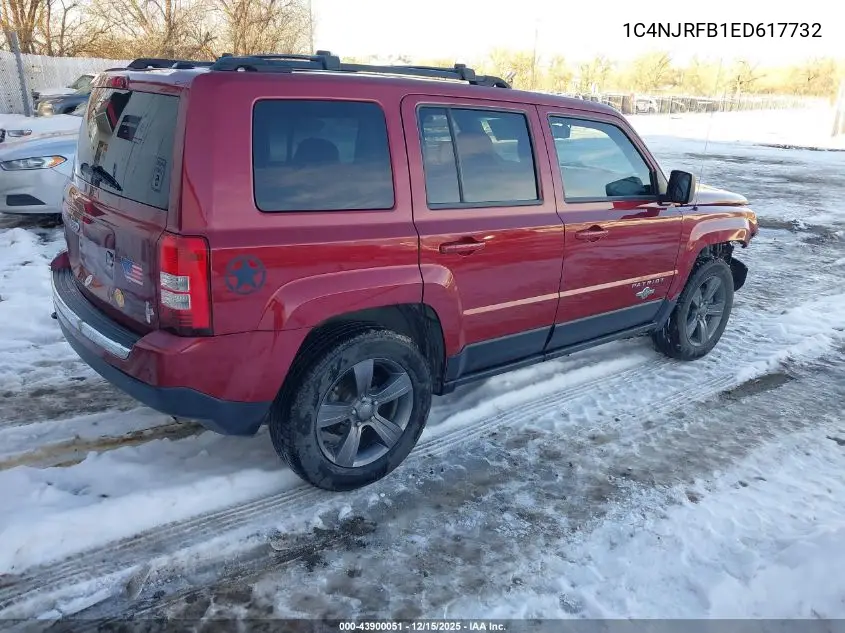 1C4NJRFB1ED617732 2014 Jeep Patriot Latitude