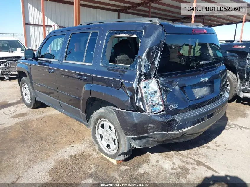 1C4NJPBB1ED522601 2014 Jeep Patriot Sport