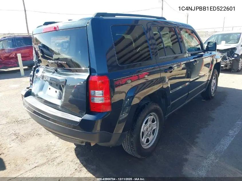 1C4NJPBB1ED522601 2014 Jeep Patriot Sport