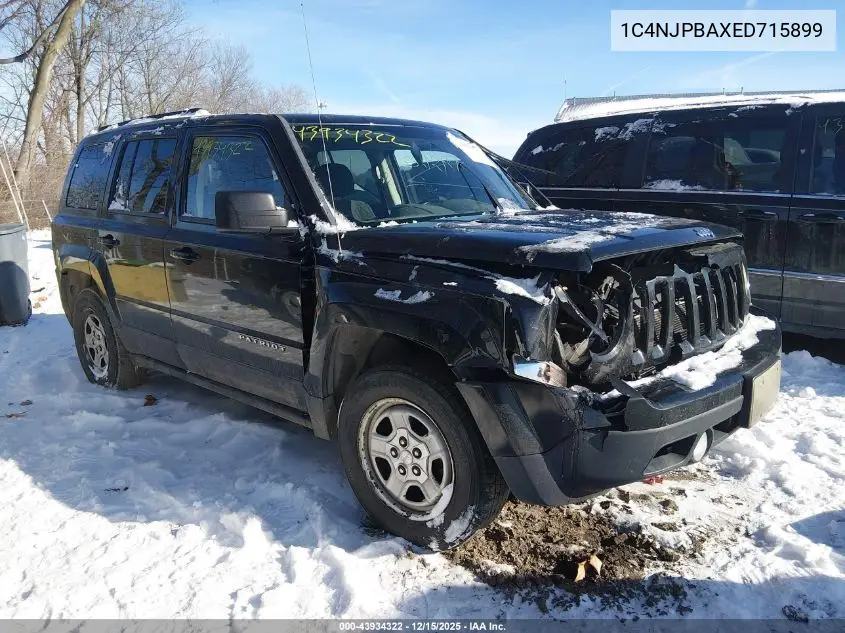1C4NJPBAXED715899 2014 Jeep Patriot Sport