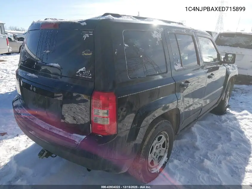 1C4NJPBAXED715899 2014 Jeep Patriot Sport