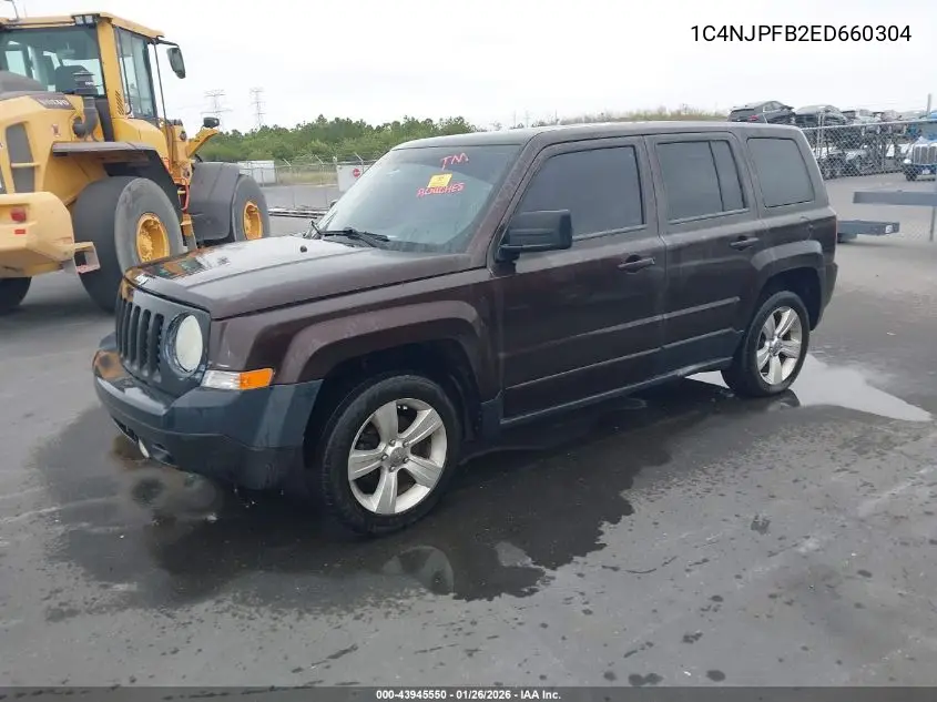 1C4NJPFB2ED660304 2014 Jeep Patriot Latitude