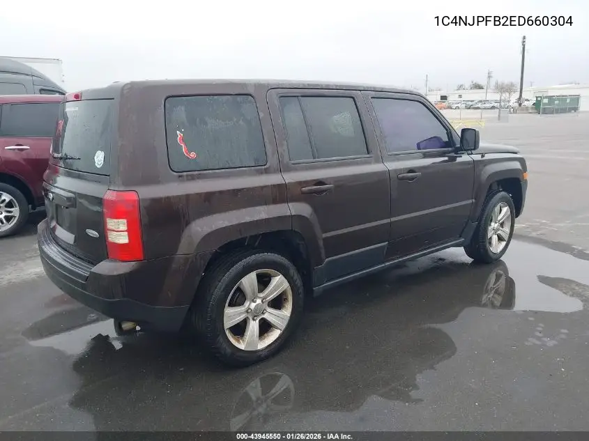 1C4NJPFB2ED660304 2014 Jeep Patriot Latitude