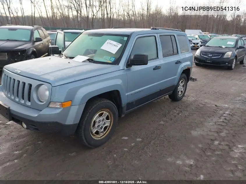 1C4NJPBZ9ED541316 2014 Jeep Patriot