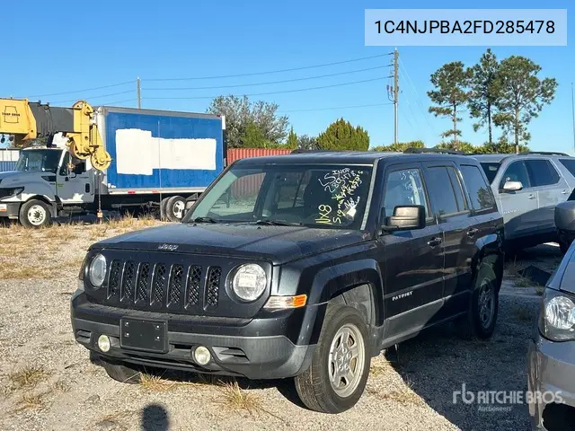 1C4NJPBA2FD285478 2015 Jeep Patriot 2015 Jeep Patriot 2Wd Suv (Inoperable)