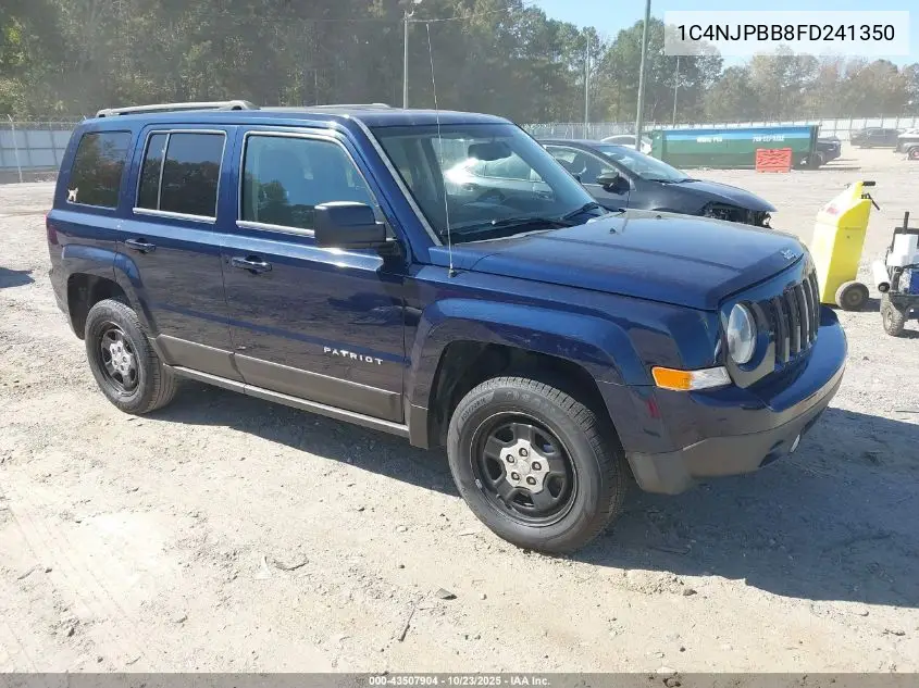 1C4NJPBB8FD241350 2015 Jeep Patriot Sport