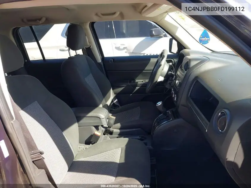 1C4NJPBB0FD199112 2015 Jeep Patriot Sport