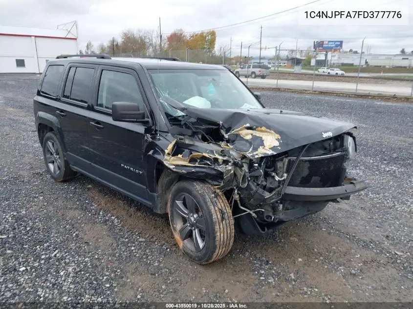 1C4NJPFA7FD377776 2015 Jeep Patriot High Altitude Edition