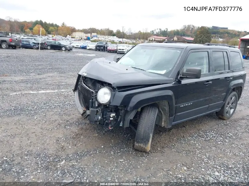 1C4NJPFA7FD377776 2015 Jeep Patriot High Altitude Edition