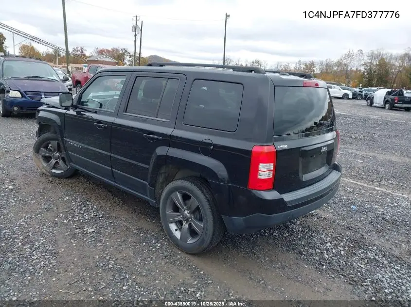 1C4NJPFA7FD377776 2015 Jeep Patriot High Altitude Edition