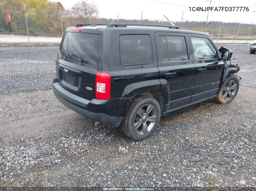 1C4NJPFA7FD377776 2015 Jeep Patriot High Altitude Edition