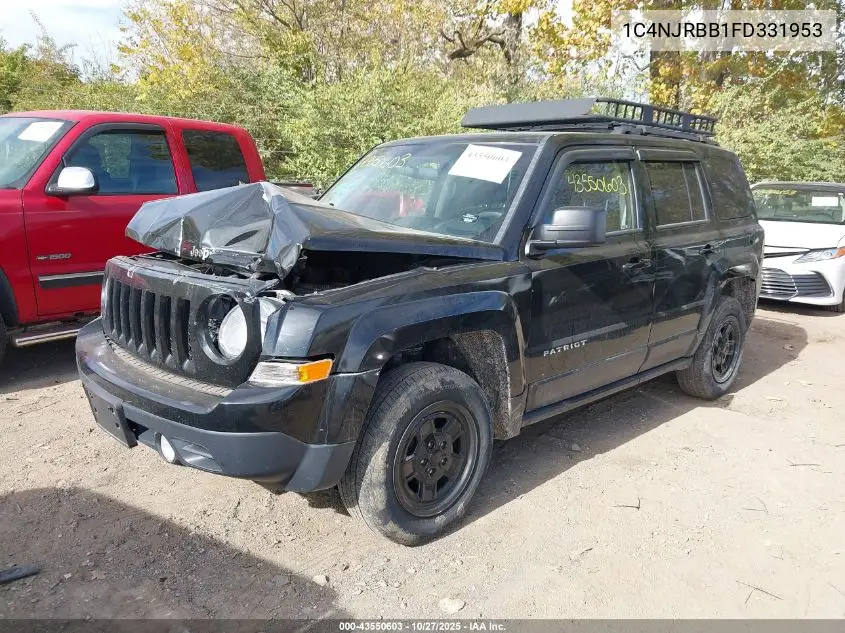 1C4NJRBB1FD331953 2015 Jeep Patriot Sport