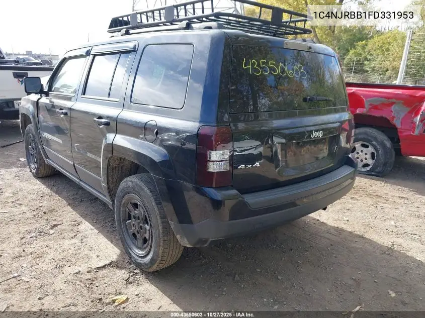 1C4NJRBB1FD331953 2015 Jeep Patriot Sport