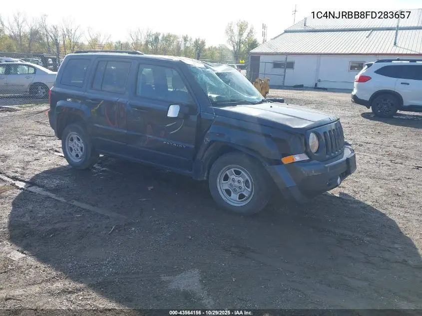 1C4NJRBB8FD283657 2015 Jeep Patriot Sport
