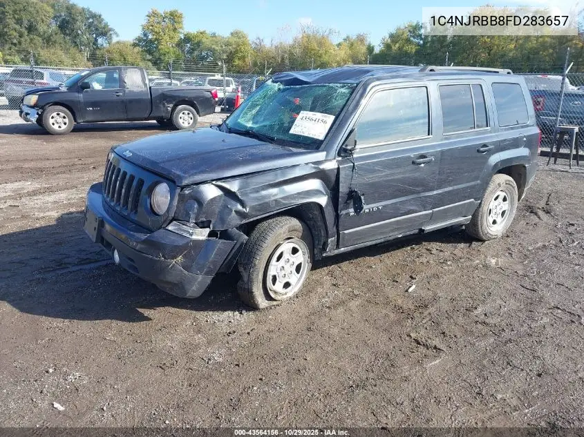 1C4NJRBB8FD283657 2015 Jeep Patriot Sport