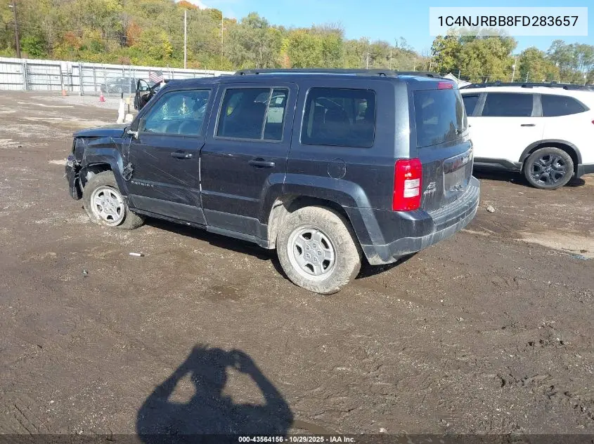 1C4NJRBB8FD283657 2015 Jeep Patriot Sport