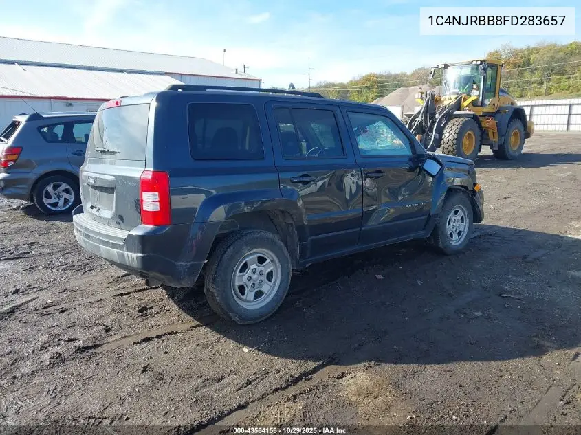 1C4NJRBB8FD283657 2015 Jeep Patriot Sport