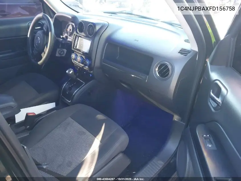 1C4NJPBAXFD156758 2015 Jeep Patriot Altitude Edition
