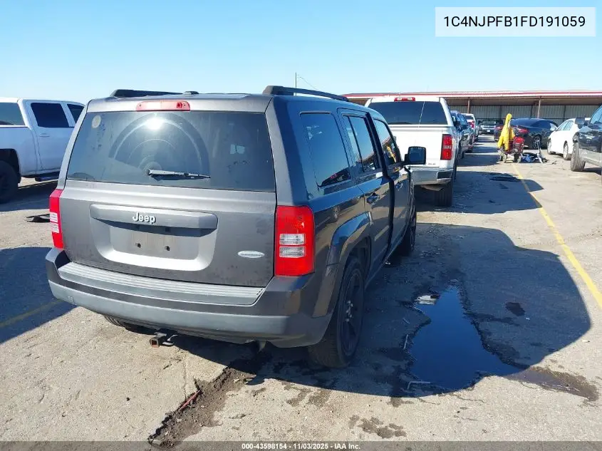 1C4NJPFB1FD191059 2015 Jeep Patriot Latitude