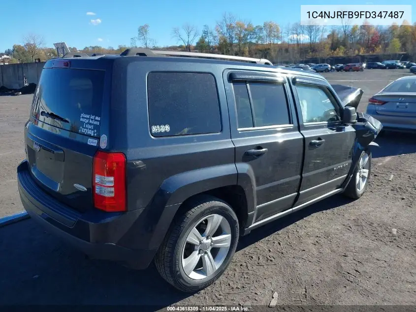1C4NJRFB9FD347487 2015 Jeep Patriot Latitude