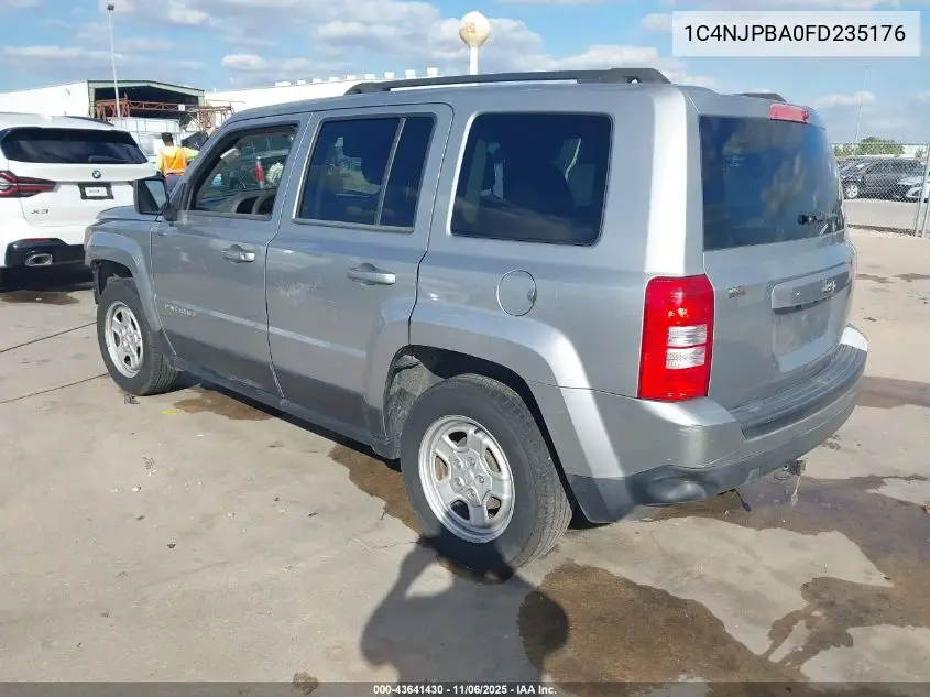 1C4NJPBA0FD235176 2015 Jeep Patriot Sport
