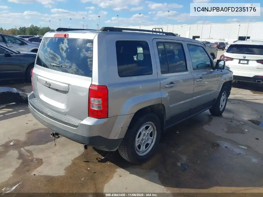 1C4NJPBA0FD235176 2015 Jeep Patriot Sport