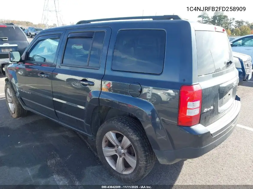 1C4NJRFB2FD258909 2015 Jeep Patriot Latitude