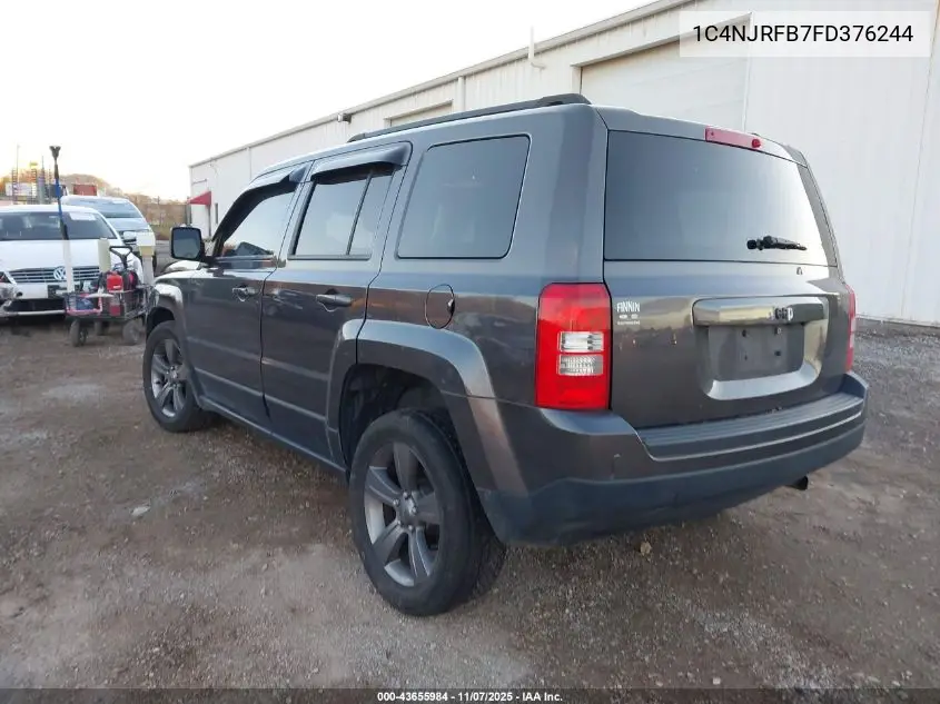1C4NJRFB7FD376244 2015 Jeep Patriot High Altitude Edition