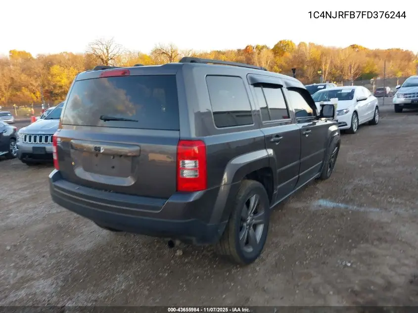 1C4NJRFB7FD376244 2015 Jeep Patriot High Altitude Edition