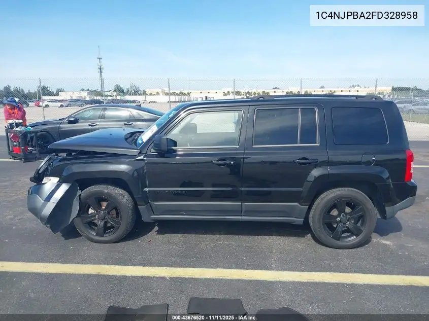 1C4NJPBA2FD328958 2015 Jeep Patriot Altitude Edition