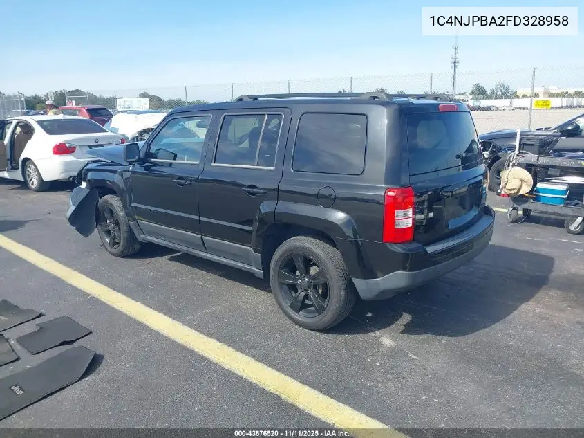 1C4NJPBA2FD328958 2015 Jeep Patriot Altitude Edition