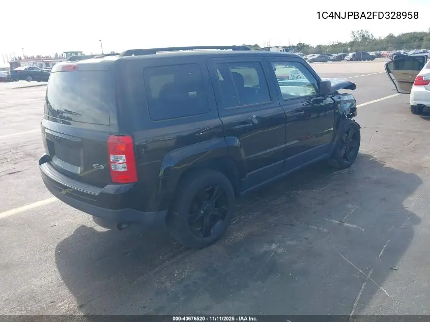 1C4NJPBA2FD328958 2015 Jeep Patriot Altitude Edition