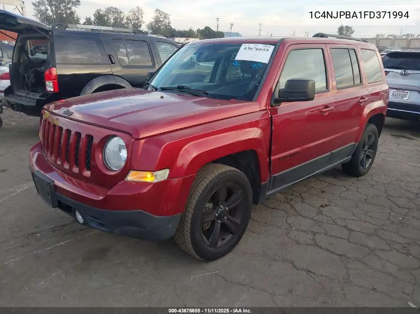 1C4NJPBA1FD371994 2015 Jeep Patriot Altitude Edition