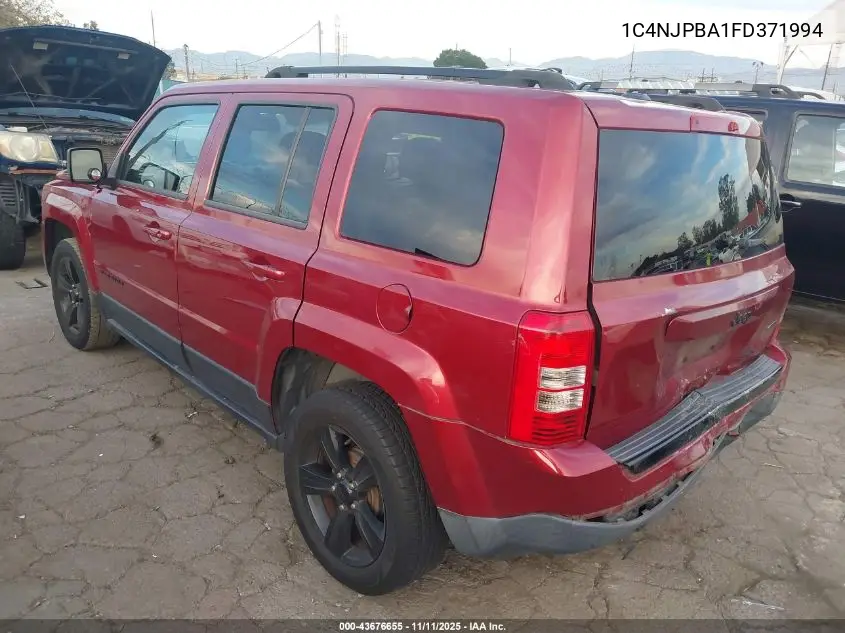 1C4NJPBA1FD371994 2015 Jeep Patriot Altitude Edition