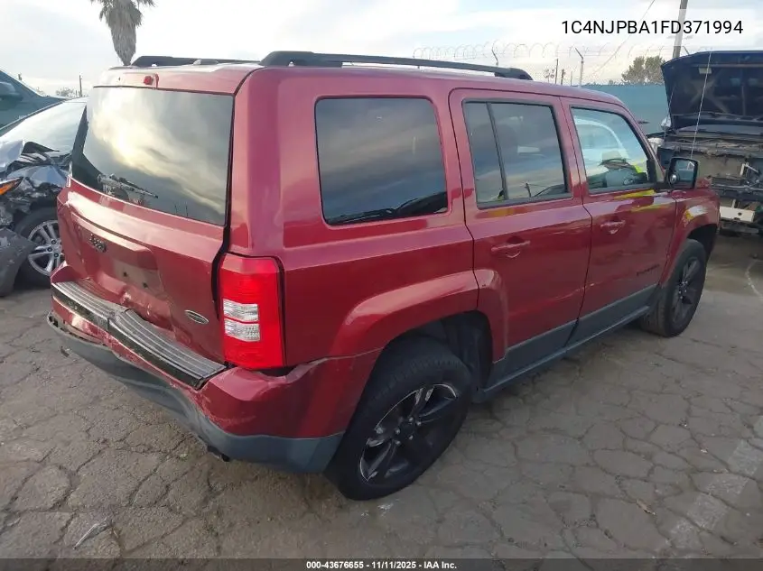 1C4NJPBA1FD371994 2015 Jeep Patriot Altitude Edition