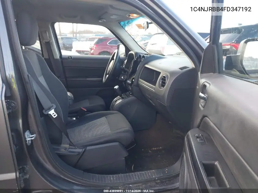 1C4NJRBB4FD347192 2015 Jeep Patriot Sport