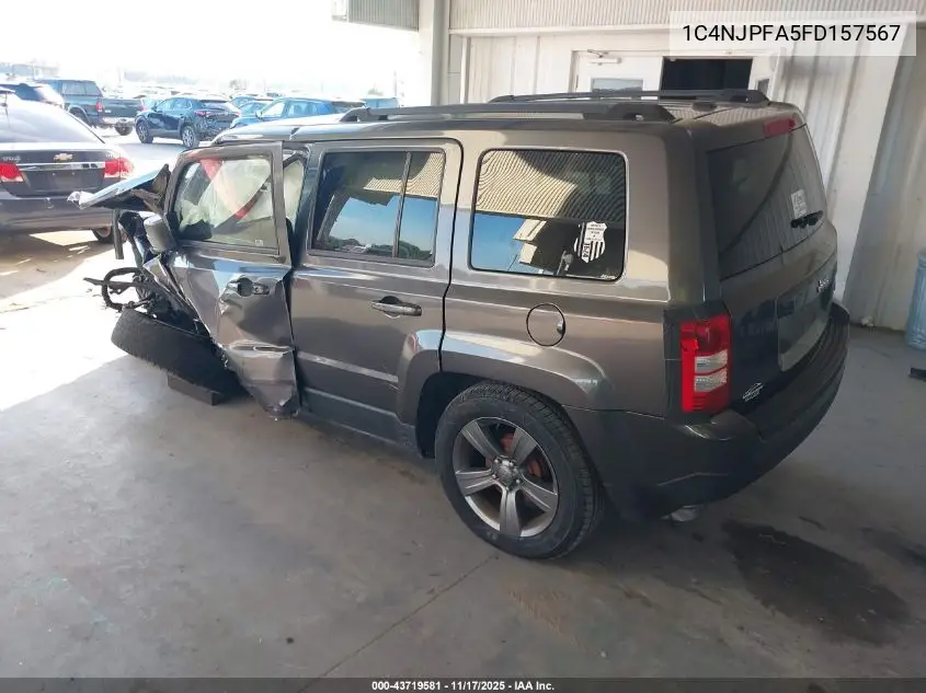 1C4NJPFA5FD157567 2015 Jeep Patriot High Altitude Edition